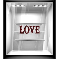 Αυτοκόλλητο βιτρίνας - Αγίος Βαλεντίνος 54